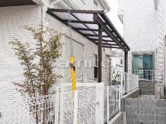 フル木製調テラス屋根 YKKサザンテラス 勝手口門扉 シンプレオ