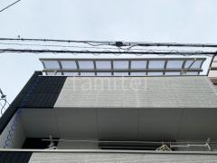 3階ベランダ屋根LIXIL テラスVS R 積雪50cm対応