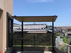 カーポート1台 (単棟) LIXIL 木製調 カーポートSC フラット屋根 吊り下げ屋根