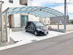カーポート3台 (横ワイド トリプル) YKKAP アリュース アール屋根
