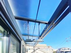 ベランダ屋根 LIXILスピーネ3階