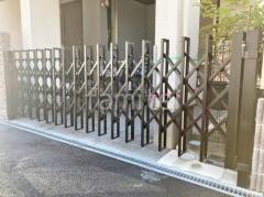 片開き 伸縮門扉 四国化成 リフティングアコーHG ノンキャスター