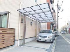 カーポート1台+延長 (1.5台縦連棟) LIXIL ネスカF フラット屋根