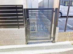 片開き 門扉 LIXIL AB YR3型 太横桟