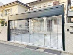 独立シャッター2台ワイド LIXIL シャッターS Fタイプ 電動式