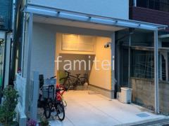 1階テラス屋根 LIXIL スピーネF