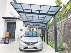 カーポート2台(縦) 連棟 LIXIL ネスカF フラット屋根