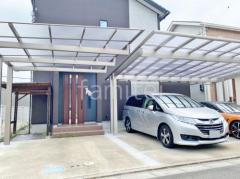 カーポート1台 (単棟) 三協アルミ ニューマイリッシュ フラット屋根