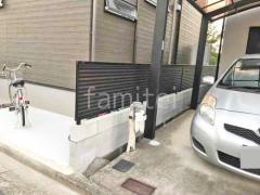 新築シンプル オープン外構