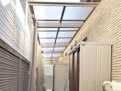 洗濯干し屋根 ヨド物置