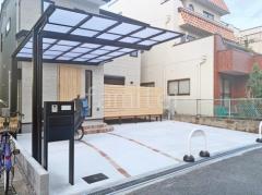 カーポート1台 (単棟) LIXIL ネスカF フラット屋根