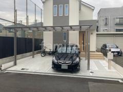 カーポート2台(ワイド) LIXIL ネスカF 樋延長