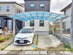 カーポート YKKアリュース横2台