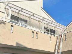 ベランダ屋根 LIXILスピーネ2階連棟