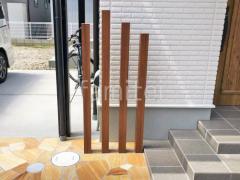 木製調デザインアルミ角柱 プランパーツ 角材