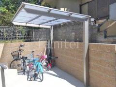 サイクルポート 自転車バイク屋根 LIXIL ネスカF フラット屋根