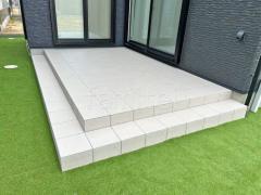 タイルデッキ 壁2面 LIXIL グレイスランド ベーシック