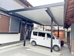 カーポート2台(ワイド) ツイン LIXIL カーポートSW 積雪30cm対応 フラット屋根 折板屋根