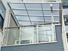 ベランダ屋根 YKKソラリア2階 積雪50cm対応