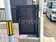 片開き 門扉 YKKAP シンプレオYS1型 横スリット