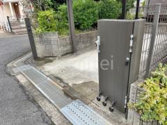 片開き 伸縮門扉 LIXIL アルシャインII M型 Aタイプ