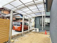 カーポート1台 (単棟) YKKAP アリュース 積雪50cm対応 アール屋根