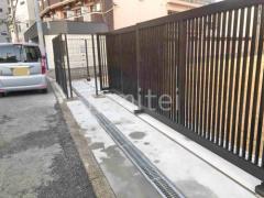 引き戸門扉 四国化成 スタックラインSR1型 両開き