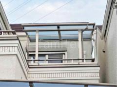 2階ベランダ屋根 LIXIL スピーネF フラット屋根 スタンダード 壁付