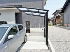 サイクルポート 自転車バイク屋根 LIXIL ネスカR ミニ アール屋根
