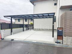 カーポート2台(ワイド) ツイン LIXIL ネスカF フラット屋根