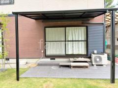 雨除け屋根 三協レボリューA1階