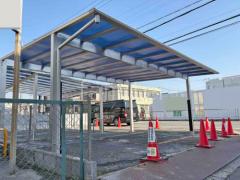 カーポート 車止め 境界フェンス