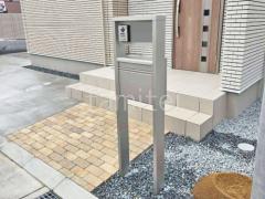 機能門柱 照明なし YKKAP ポスティモαIII D型 前入れ・後出し