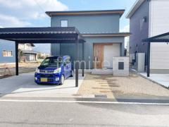 新築シンプル オープン外構